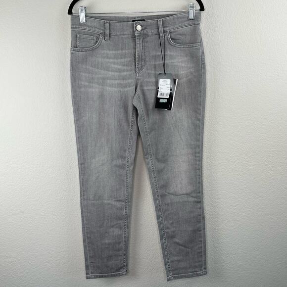 Escada Sport Light Gray Mid Rise Casual Skinny Ankle Jeans 38/US 8 NWT MSRP $195 - Picture 13 of 14